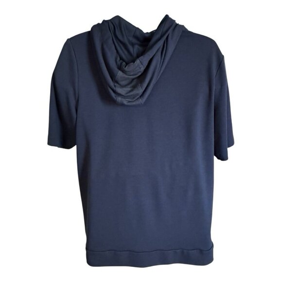 Under Armour Short Sleeve Baseball Hoodie~Size M~Black/Grey Sweatshirt~L12 32 - Picture 2 of 7